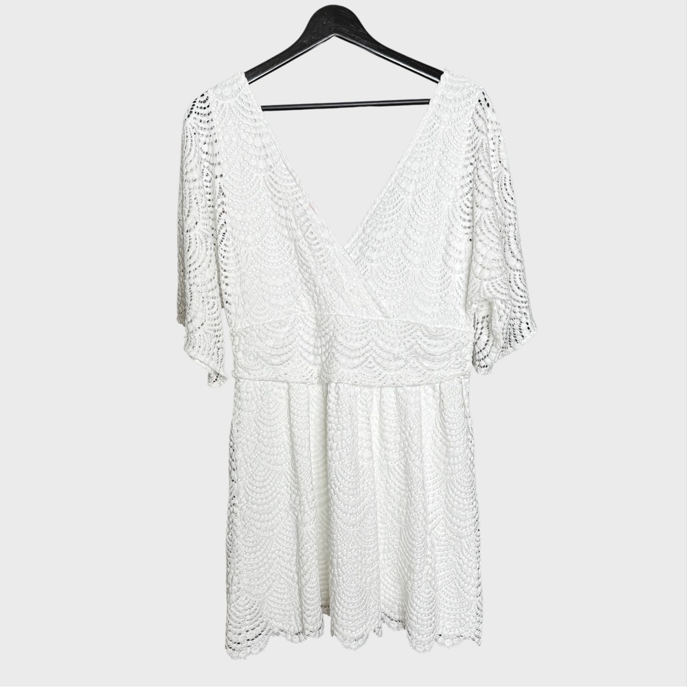 Women's Large Lilly Pulitzer Parigi Skort Romper Resort White NWT cottage core - Picture 2 of 5